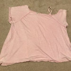 Free People one shoulder tank shirt